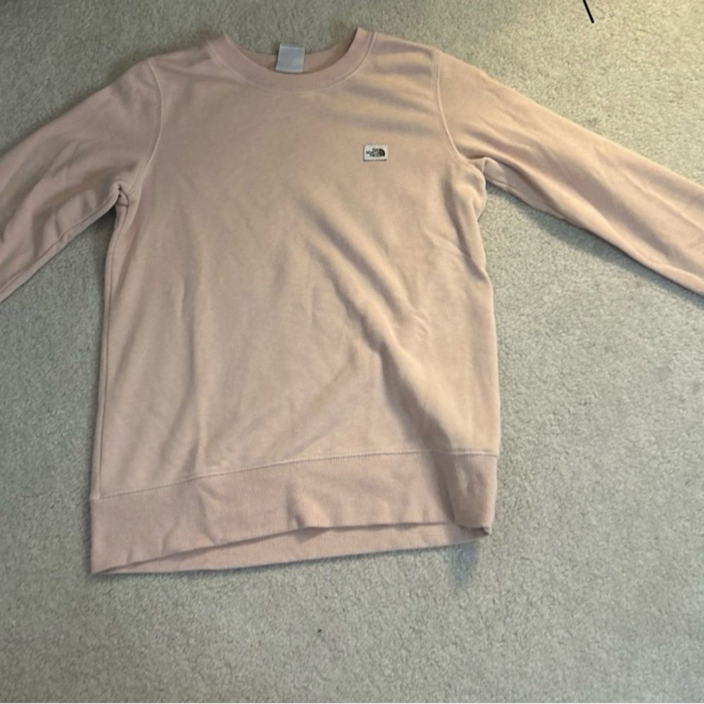 The North Face Beige Crewneck Sweatshirt